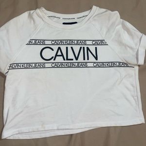 Calvin Klein cropped t-shirt